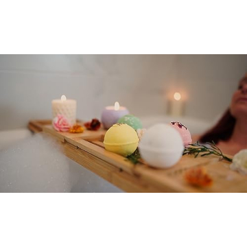 Organic Bath Bombs Gift Set - Natural Relaxation Kit
