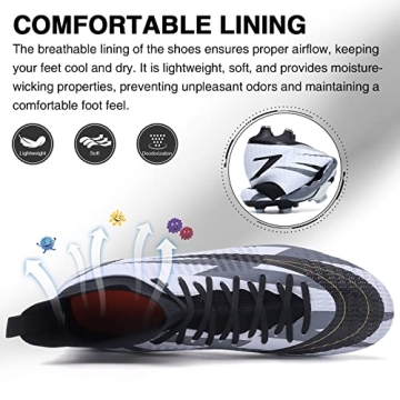 Professional Soccer Cleats for Men Women - AG/FG Turf Shoes