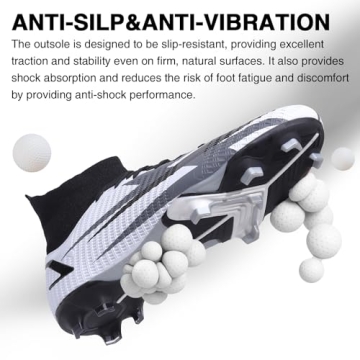 Professional Soccer Cleats for Men Women - AG/FG Turf Shoes