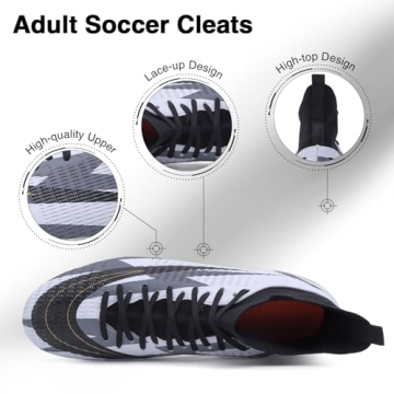 Professional Soccer Cleats for Men Women - AG/FG Turf Shoes