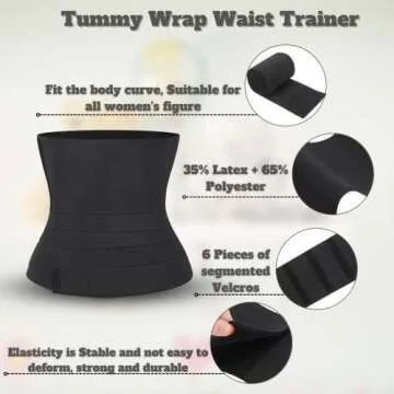 FANCYSIO Postpartum Waist Trainer Maternity Tummy Wrap