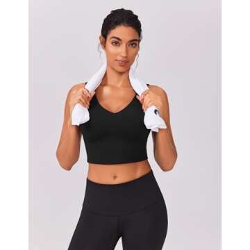 Comfortable Longline Sports Bra for Active Women
