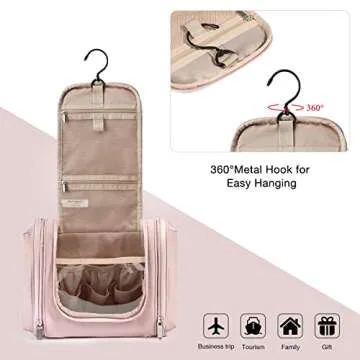 BAGSMART Extra Large Toiletry Bag for Travel Organizing