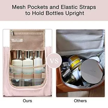 BAGSMART Extra Large Toiletry Bag for Travel Organizing