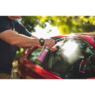 Wowo's Glass Cleaner - No Alcohol, No Ammonia, No Streaks. Specially Designed Surfactants Cut Through Dirt, Grime, Vape and Smoke Film, Fingerprints, etc. Leaving Windows Clean and Clear (500ml)