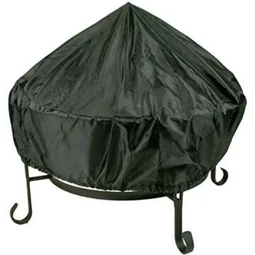 Global Outdoors 26" Genuine Copper Fire Pit with Screen, Cover and Safety Poker