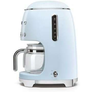 Chic Smeg Retro Coffee Maker in Pastel Blue