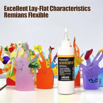 Best LINECO 8 Oz Neutral pH Adhesive for Crafts and Repairs