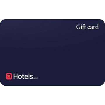 Hotels.com Red Gift Cards - E-mail Delivery for Convenient Travel Planning