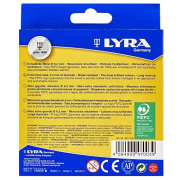 Lyra Ferby Triangular Colored Pencils Set of 12