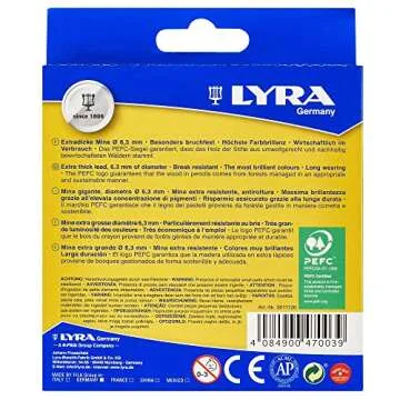 Lyra Ferby Triangular Colored Pencils Set of 12