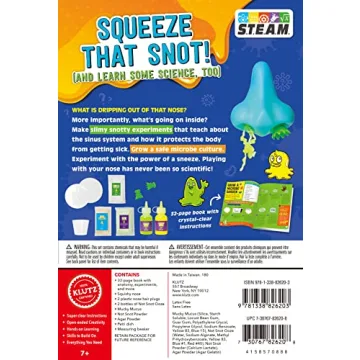 KLUTZ Gross Nose Science STEAM Kit for Kids Learning Activities
