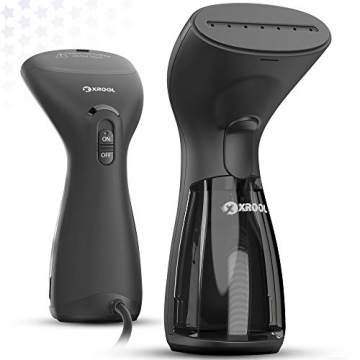 XROOL Mini Handheld Steamer for Travel - Compact & Powerful Fabric Care