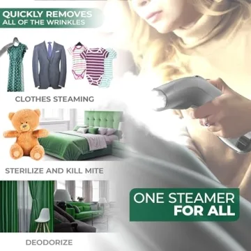 XROOL Clothes Steamer - Compact Handheld for Travel