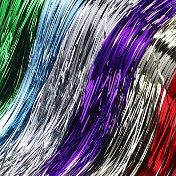 2500 Strands Tinsel Garland for Holiday & Party Decor