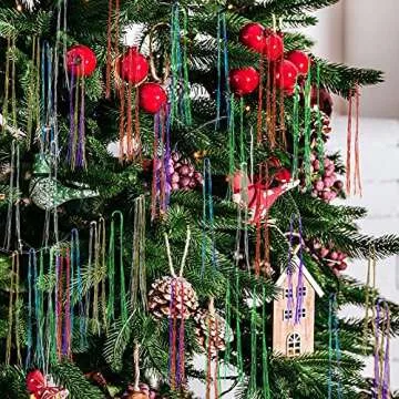 2500 Strands Tinsel Garland for Holiday & Party Decor