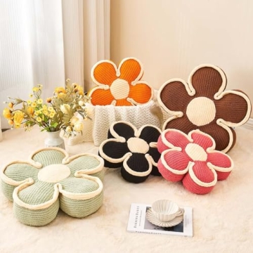 Kcvvcr Flower Pillow - Cute Soft Floral Floor Cushion