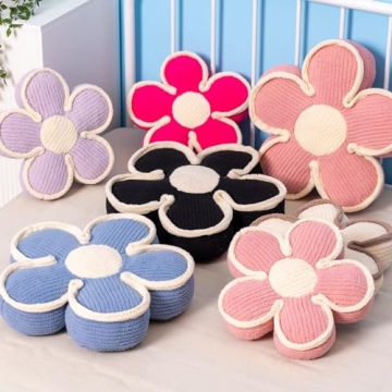 Kcvvcr Flower Pillow - Cute Soft Floral Floor Cushion