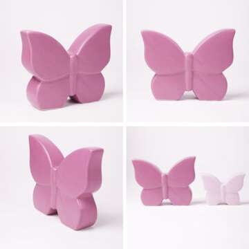 NENBOLEC Butterfly Decor Statue - Unique Ceramic Gift