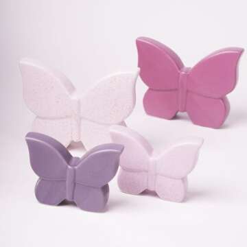 NENBOLEC Butterfly Decor Statue - Unique Ceramic Gift
