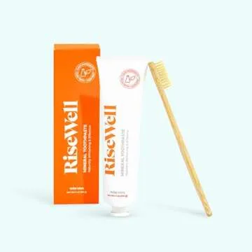 RiseWell Mineral Toothpaste for Healthier Teeth Without Fluoride