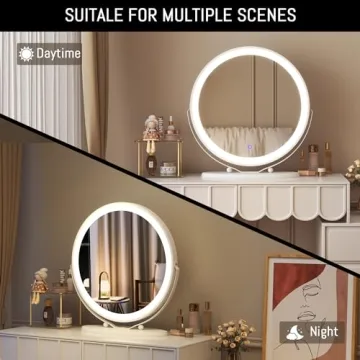 LVSOMT 20" LED Makeup Vanity Mirror for Perfect Reflection and Lighting