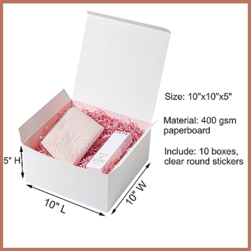 Mcfleet Gift Boxes with Lids for All Occasions: 10-Pack