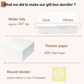 Mcfleet Gift Boxes with Lids for All Occasions: 10-Pack