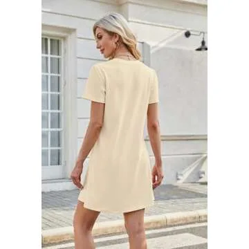 Cowboy Western Dress for Women: Vintage Rodeo Graphic Dresses Country Music Sundress Short Sleeve Cowgirl Outfits Apricot