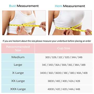 Women's Zip Front Sports Bra Wireless Post-Surgery Bra Zipper Closure Bras Padded Surgical Bra Racerback Workout Bras Active Yoga Sports Bra Zip Up Bras Breast Augmentation Bra (X-Large, 3 pack Flesh)