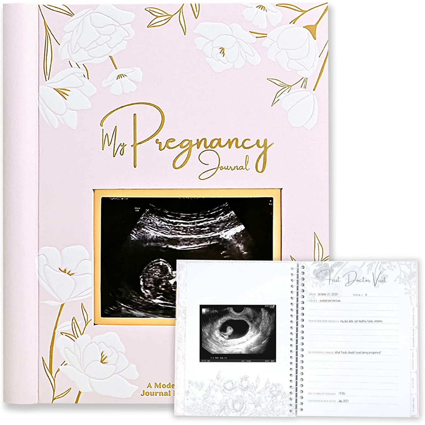 Pregnancy Journal for First Time Moms - Keepsake Book