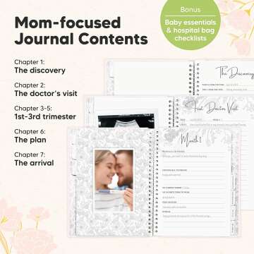 Pregnancy Journal for First Time Moms - Keepsake Book