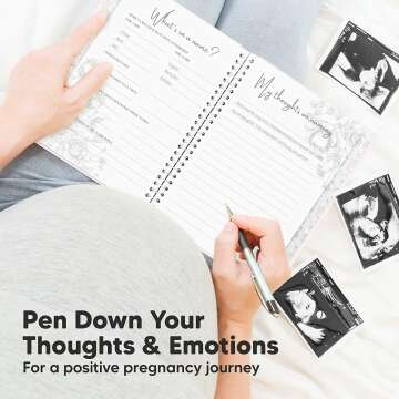 Pregnancy Journal for First Time Moms - Keepsake Book