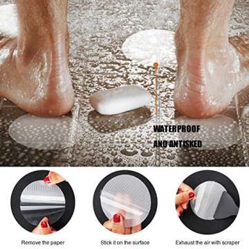 Secopad Non-Slip Bathtub Stickers for Safe Showers