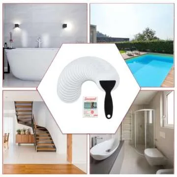 Secopad Non-Slip Bathtub Stickers for Safe Showers