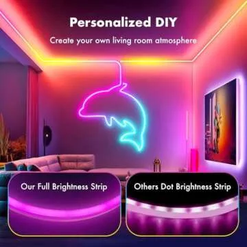 L8star Neon Strip Lights 32.8ft App Remote Control Flexible