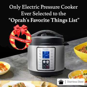 Yedi 9-in-1 Instant Programmable Pressure Cooker - 6 Quart
