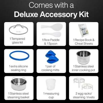 Yedi 9-in-1 Instant Programmable Pressure Cooker - 6 Quart