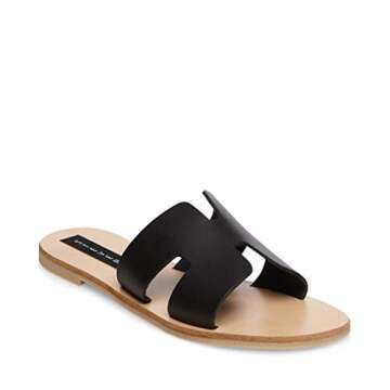 Steve Madden Steven NY Greece Black Leather 9.5