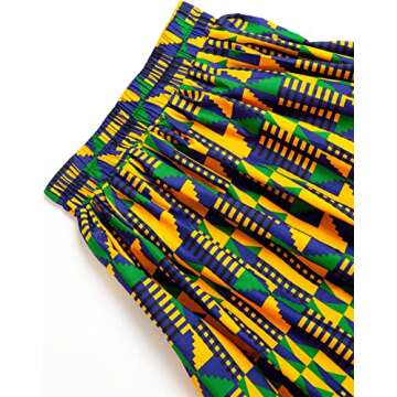 Elegant Women African Ankara Print Skirt for Every Occasion