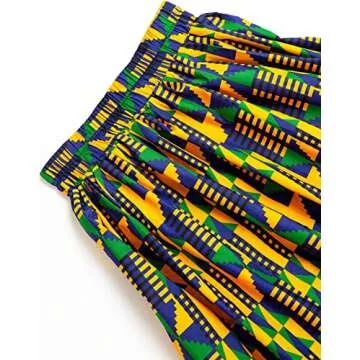 Elegant Women African Ankara Print Skirt for Every Occasion