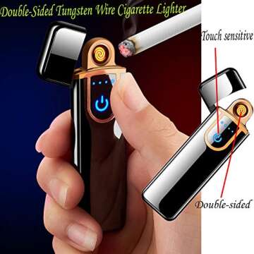 YYDSDMS Touch Ignition Electric Lighter USB Rechargeable
