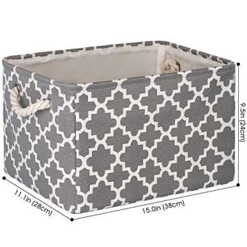 Collapsible WISELIFE Storage Baskets for Every Space