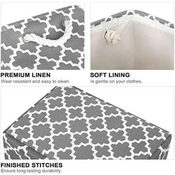 Collapsible WISELIFE Storage Baskets for Every Space