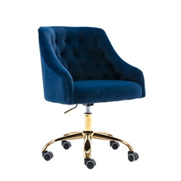 ZOBIDO Velvet Seashell Office Chair: Stylish, Comfortable & Ergonomic
