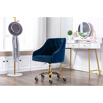 ZOBIDO Velvet Seashell Office Chair Stylish Comfortable Ergonomic