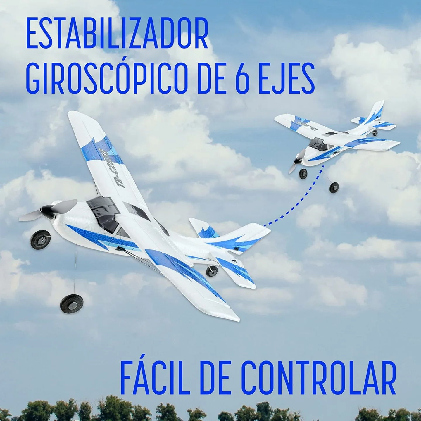 Top Race RC Airplane - Easy Control for All Ages