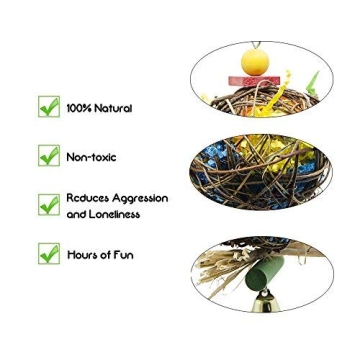 EBaokuup Bird Chewing Toys for Parrots & Small Pets