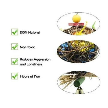 EBaokuup Bird Chewing Toys for Parrots & Small Pets