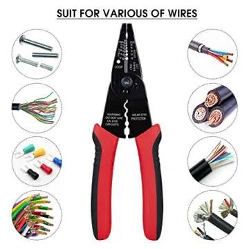 WGGE 8-inch Wire Stripper for Professionals and DIY Enthusiasts